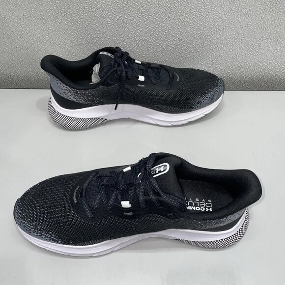 NEW UNDER ARMOUR HOVR Turbulence 2 Running Shoes Black Men’s Size 10.5 Athletic - Picture 2 of 10